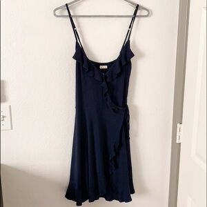 Hollister Faux Wrap Mini Dress